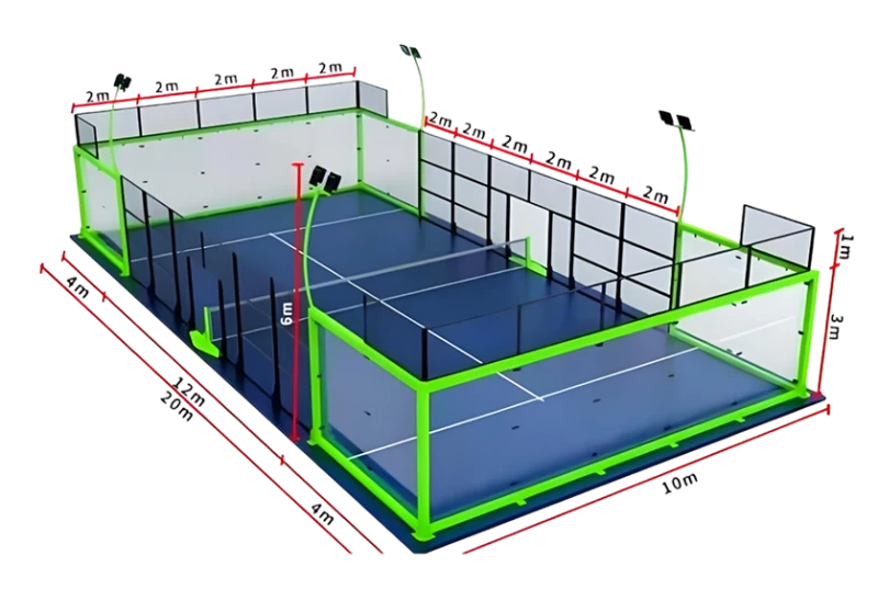 How Padel Court Steel Buildings Handle Wind Uplift on Open Sides