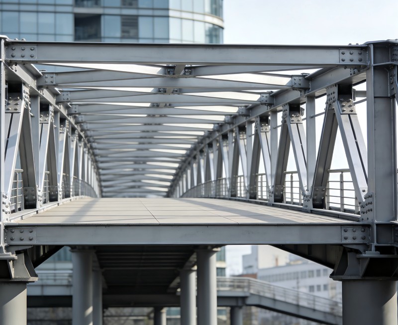 Prefabricated Steel Pedestrian Bridge