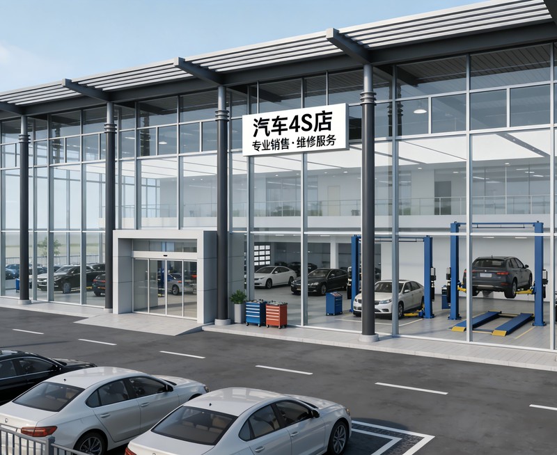 Steel Structure Car 4S Dealership