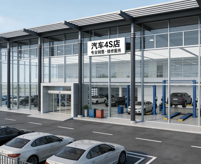 Steel Structure Car 4S Dealership