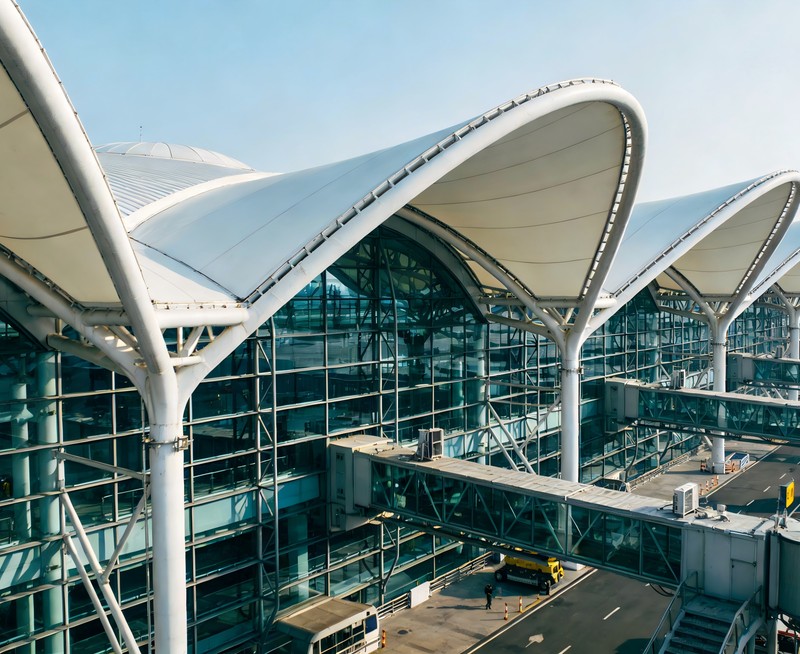 Large-span Steel Structure Airport Terminal