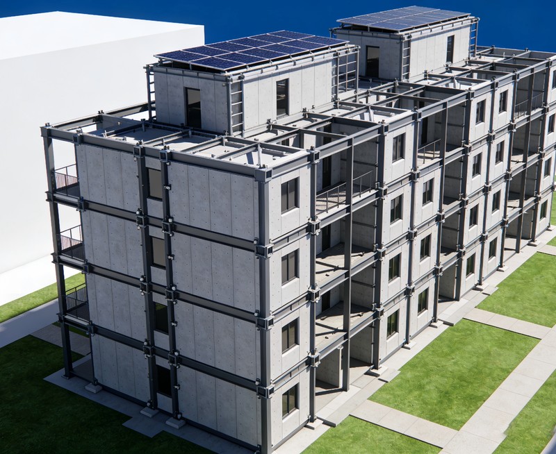 Prefabricated Steel Structure Modular Apartment