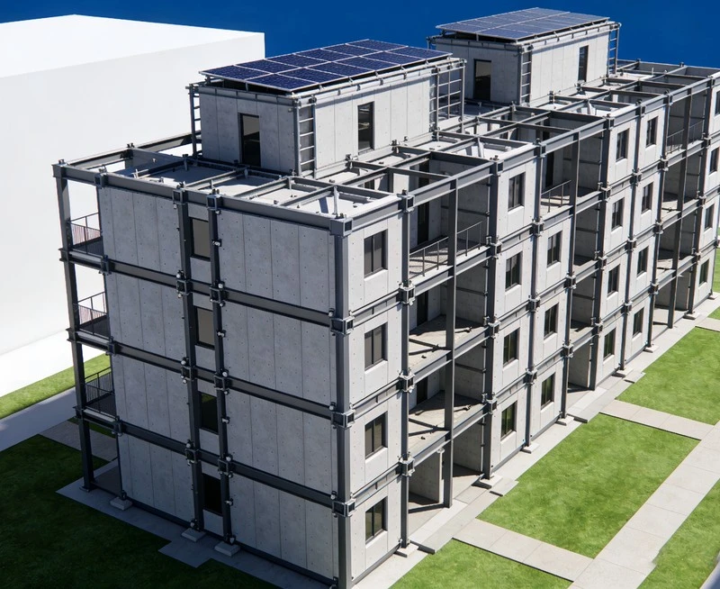 Prefabricated Steel Structure Modular Apartment