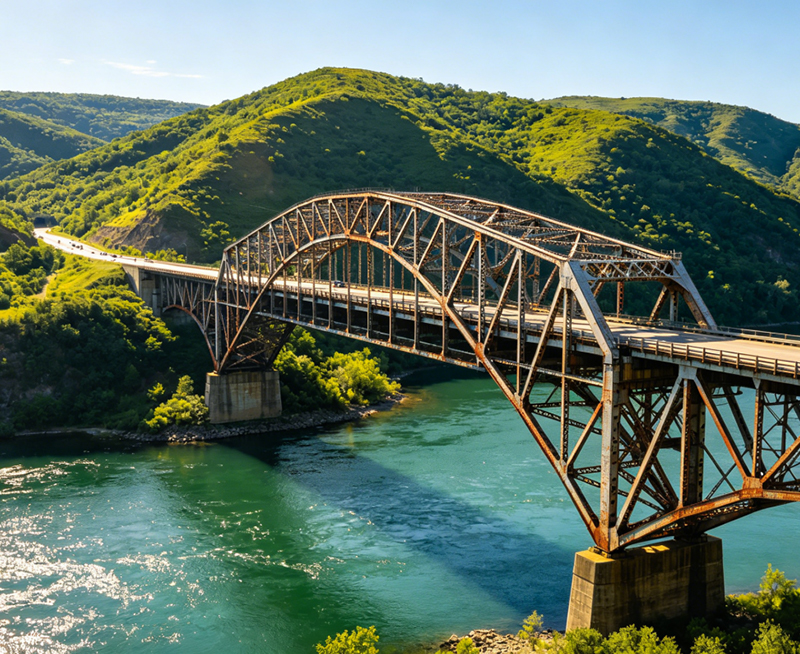 Prefabricated Steel Highway Bridge