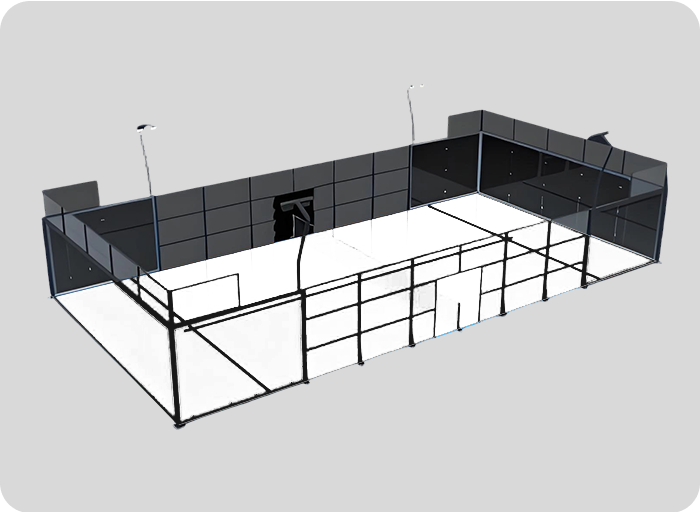Super Panoramic Padel Court