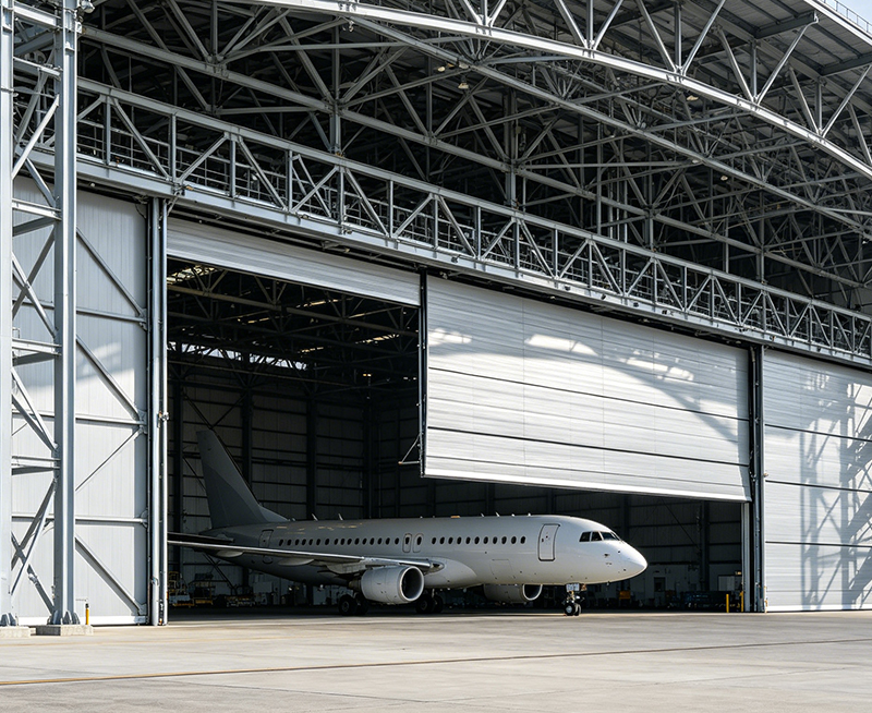 Pre-engineered Steel Aircraft Hangar