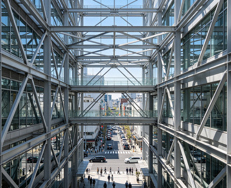 Steel Structure Commercial & High-Rise Buildings