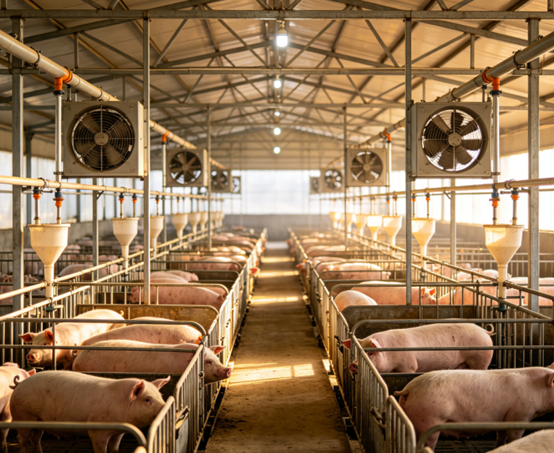 High-Strength Steel Structure Pig Farm Solution