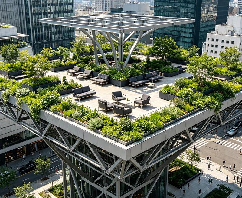 Multi-high Rise Commercial Complex Steel Structure