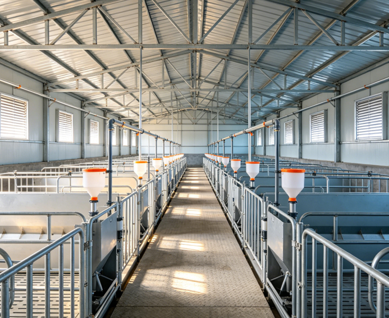 High-Strength Steel Structure Pig Farm Solution