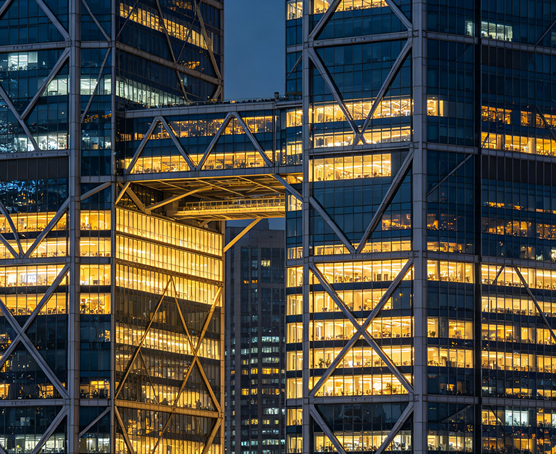 Multi-high Rise Commercial Complex Steel Structure