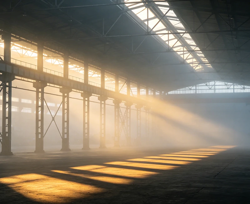 Multi - Span Steel Structure Industrial Workshop Building