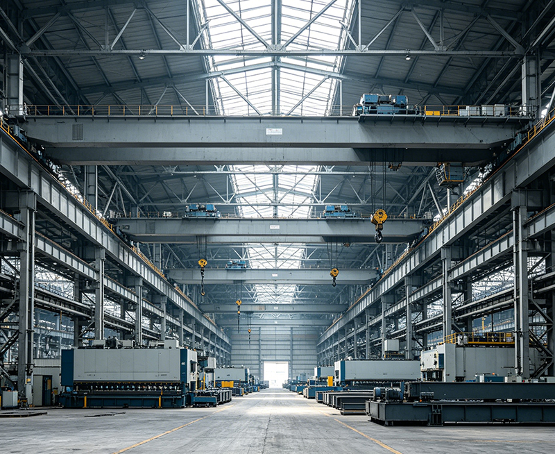 Multi - Span Steel Structure Industrial Workshop Building