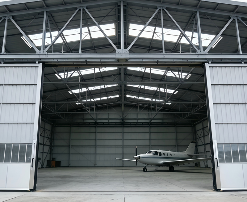 Pre-engineered Steel Aircraft Hangar