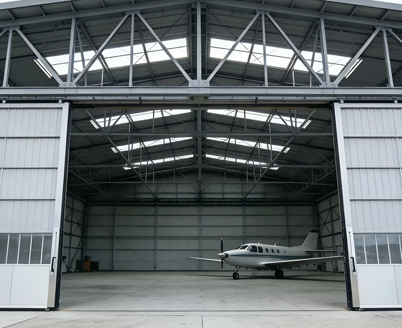 Pre-engineered Steel Aircraft Hangar