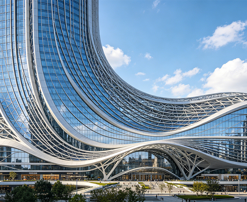Multi-high Rise Commercial Complex Steel Structure